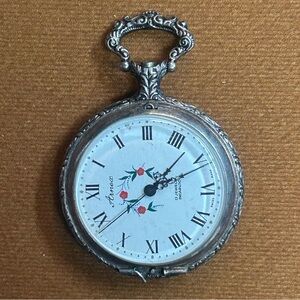 Vintage Arnex 17 Jewel Incabloc Mechanical Pocket Watch **Not Running**